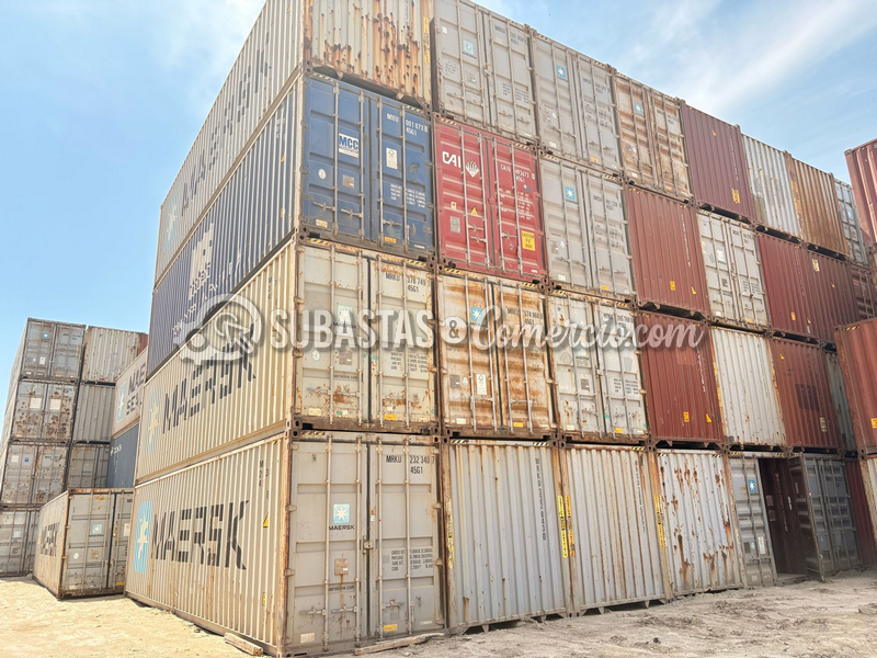 Contenedores con capacidad 40 FT HC. Cantidad aprox: 50 UN